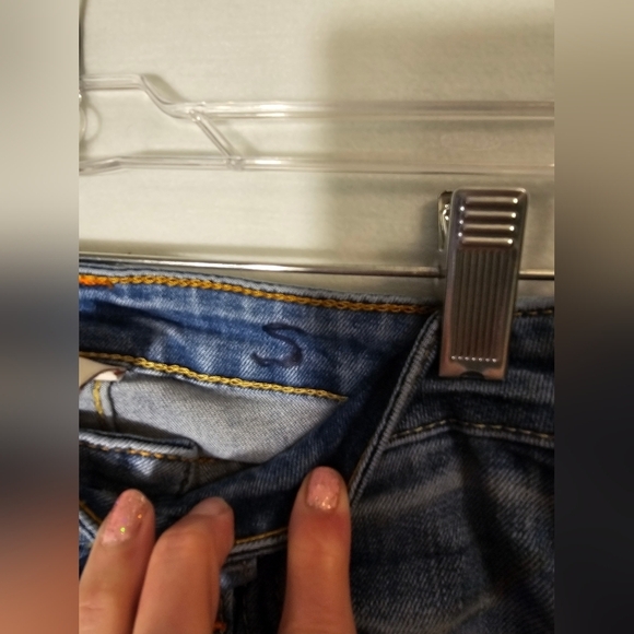 True Religion Skinny Jeans with Orange Stitching Women's Size 26 - Picture 9 of 12